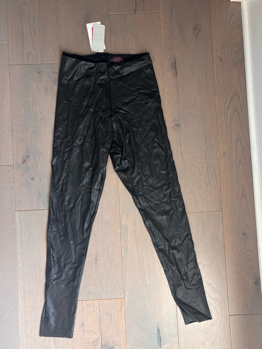 Black Faux Leather Leggings